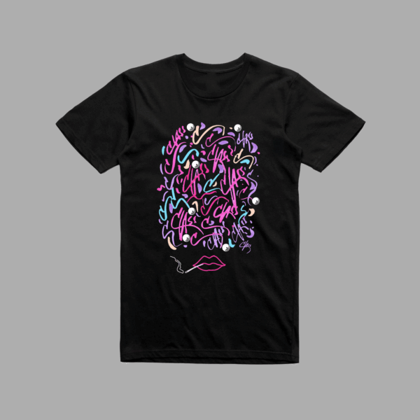 Golf Afro Lady - Womens Tee