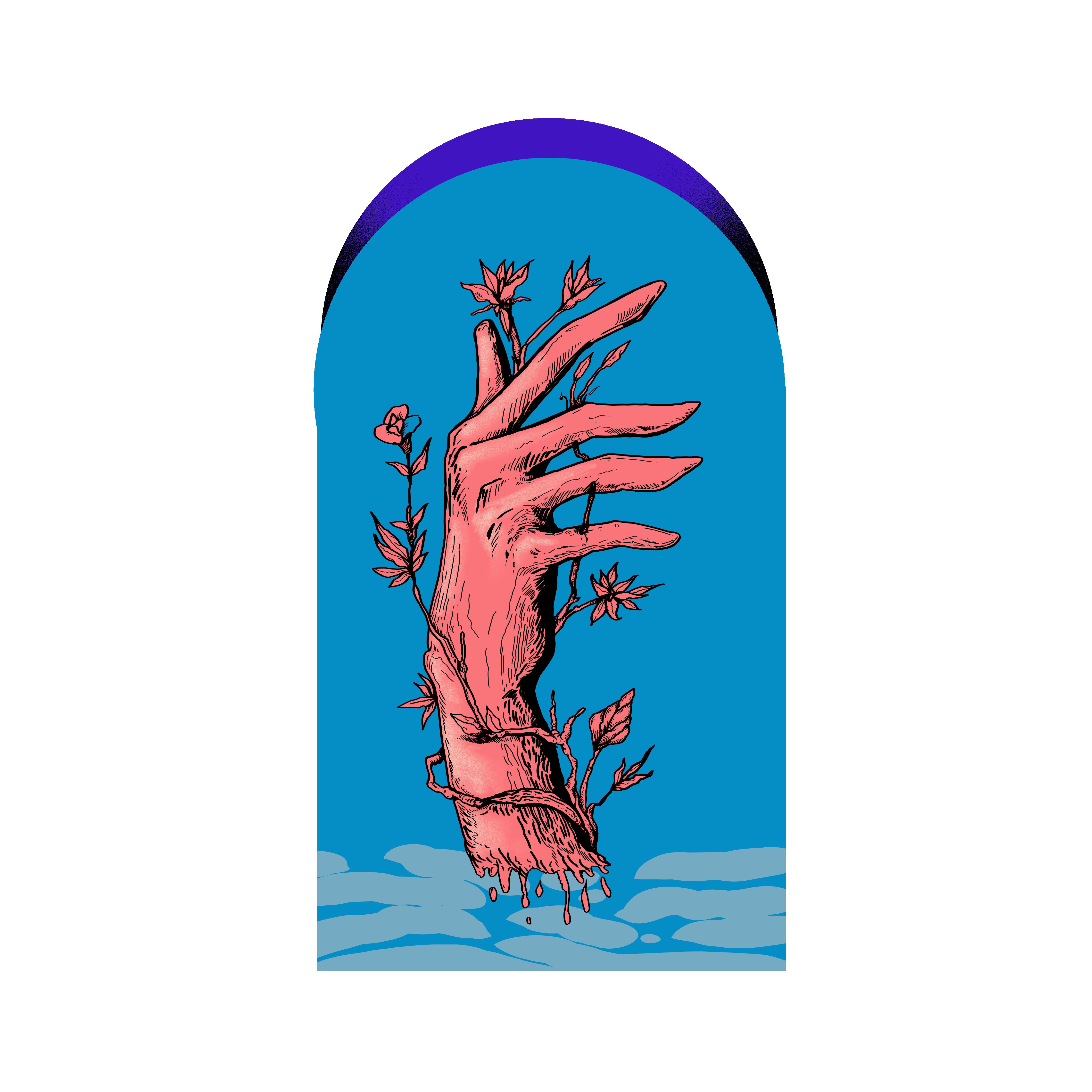 Handplant conceptual illustration by EC/STUDIOZ
